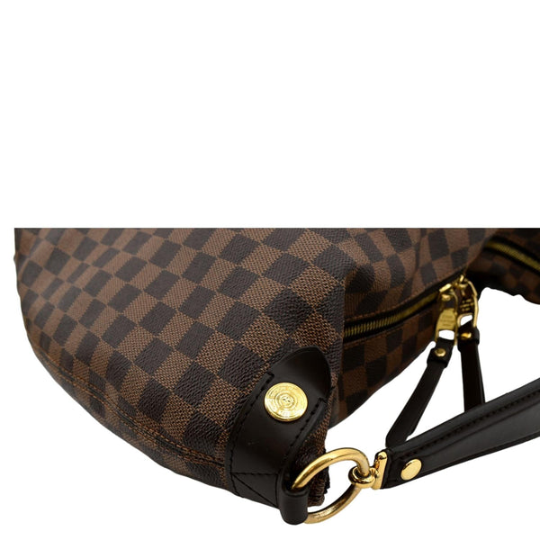 LOUIS VUITTON Duomo Hobo Damier Ebene Hobo Bag Brown
