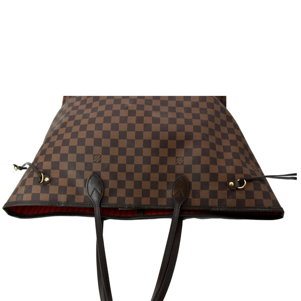 LOUIS VUITTON Neverfull GM Damier Ebene Tote Shoulder Bag Brown
