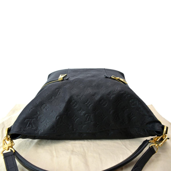 LOUIS VUITTON Melie Empreinte Leather Hobo Shoulder Bag Black