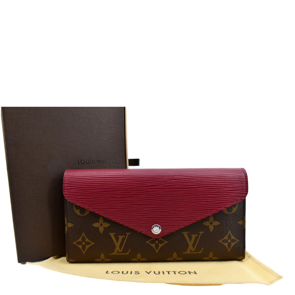 LOUIS VUITTON Marie-Lou Epi Monogram Canvas Wallet Red