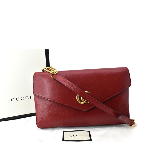 Gucci Thiara Medium Double Smooth Leather Shoulder Bag