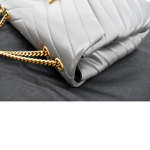 Yves Saint Laurent Loulou Medium Matelasse Leather Bag - Left Side