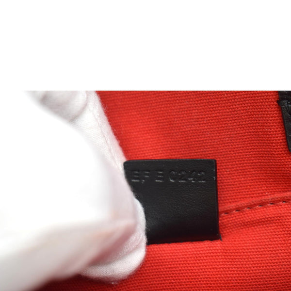 Givenchy Mini G Canvas Shopping Tote Bag in Black - Stamp