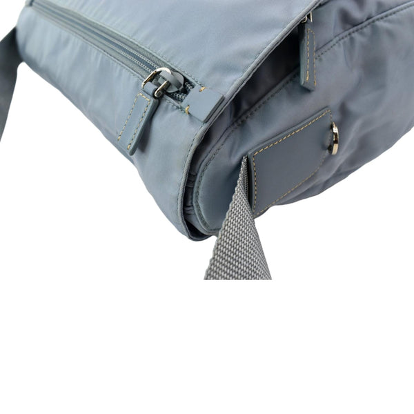 Prada RE-Nylon and Leather Shoulder Bag - Pervinca color