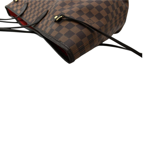 LOUIS VUITTON Neverfull GM Damier Ebene Tote Shoulder Bag Brown