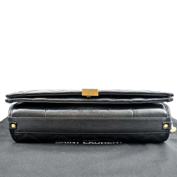 Yves Saint Laurent Becky Quilted Leather Shoulder Chain Bag - Bottom