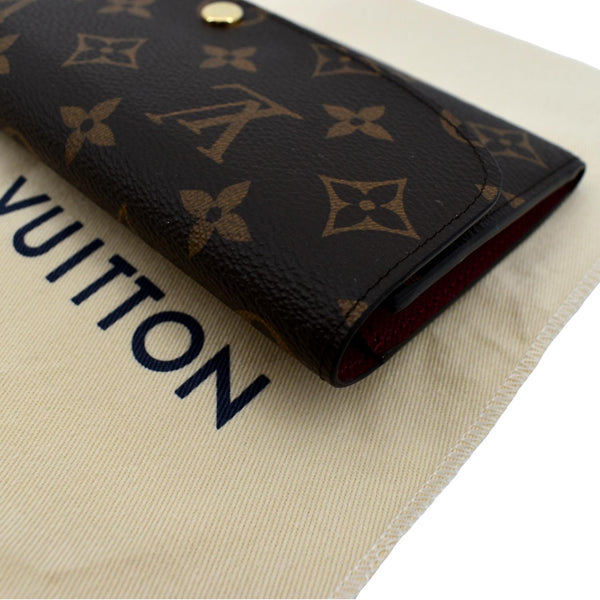 LOUIS VUITTON Sarah Monogram Canvas Wallet Brown