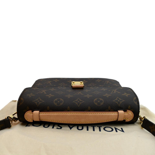 LOUIS VUITTON Metis Pochette Monogram Canvas Crossbody Bag Brown