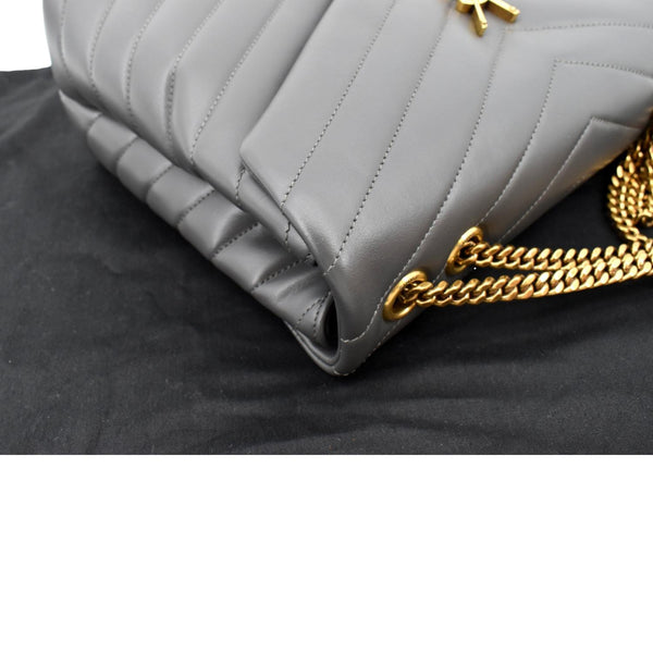 Yves Saint Laurent Loulou Medium Matelasse Leather Bag - Right Side