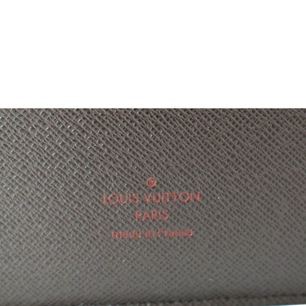 LOUIS VUITTON Agenda GM Damier Ebene Day Planner Cover Brown