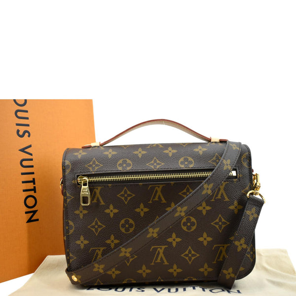 LOUIS VUITTON Metis Pochette Monogram Canvas Crossbody Bag Brown