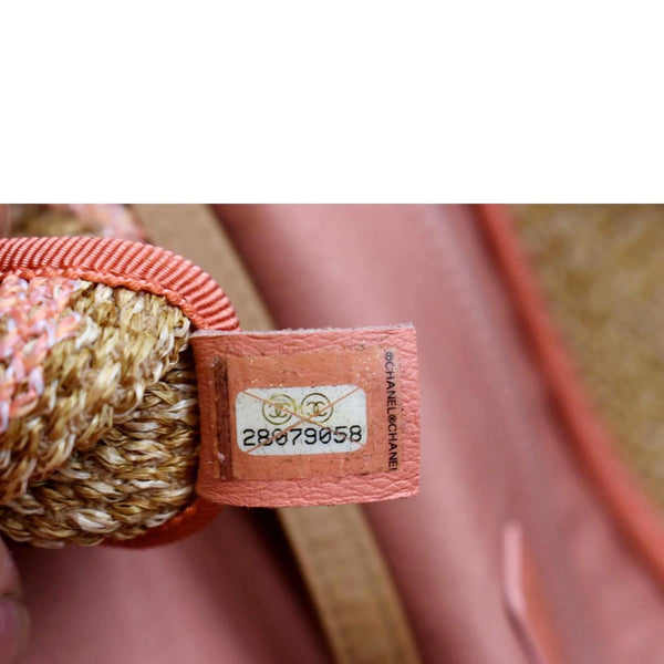 CHANEL Deauville Large Raffia Shopping Tote Bag Pink