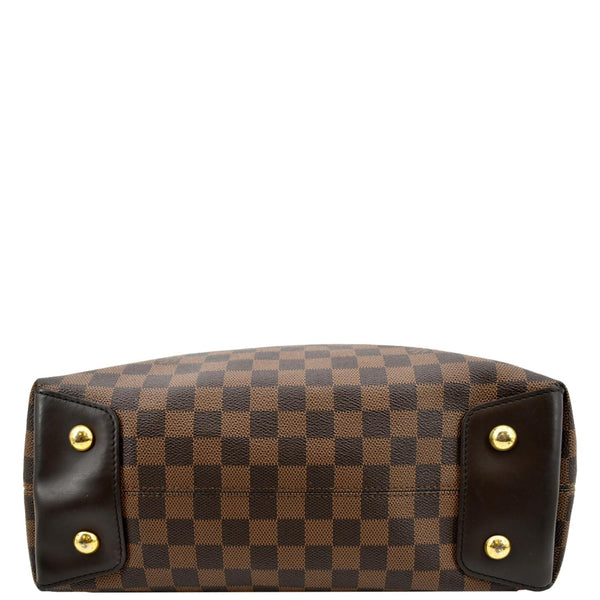 LOUIS VUITTON Duomo Hobo Damier Ebene Hobo Bag Brown
