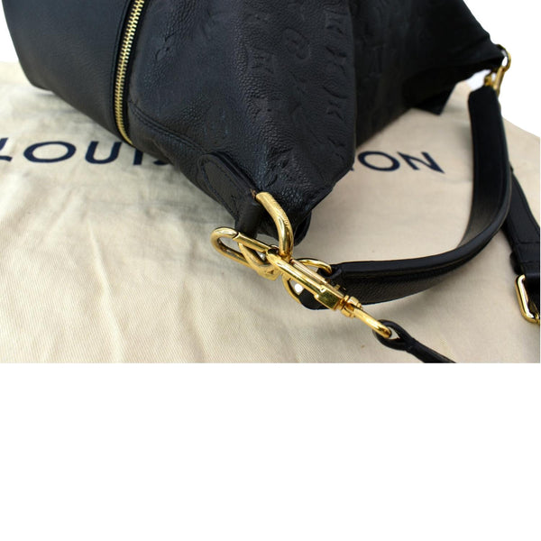 LOUIS VUITTON Melie Empreinte Leather Hobo Shoulder Bag Black