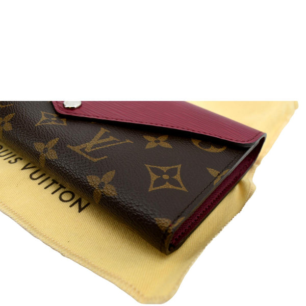 LOUIS VUITTON Marie-Lou Epi Monogram Canvas Wallet Red