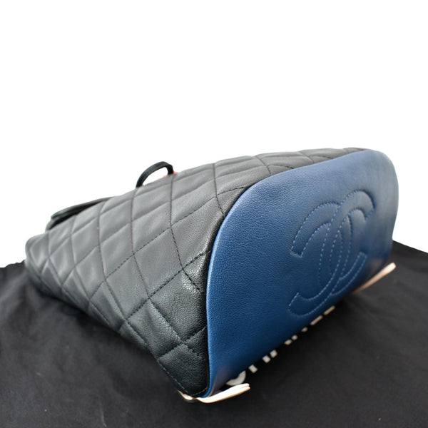 CHANEL Small Urban Spirit Quilted Lambskin Backpack Bag Black