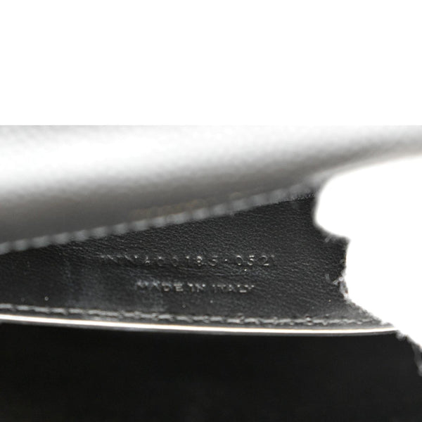 YVES SAINT LAURENT Medium Envelope Leather Chain Shoulder Bag Black