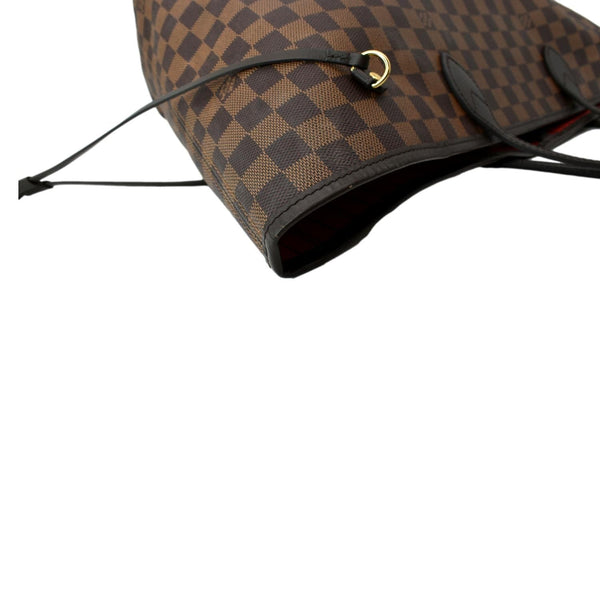 LOUIS VUITTON Neverfull GM Damier Ebene Tote Shoulder Bag Brown