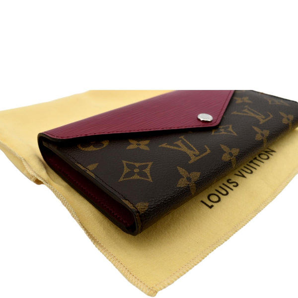 LOUIS VUITTON Marie-Lou Epi Monogram Canvas Wallet Red