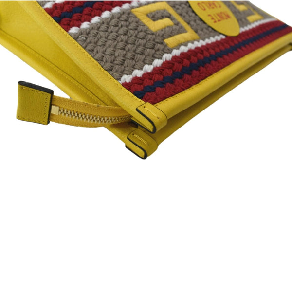GUCCI Monte Carlo Striped Pouch Multicolor 627080