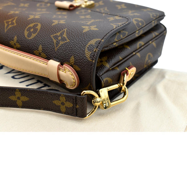 LOUIS VUITTON Metis Pochette Monogram Canvas Crossbody Bag Brown