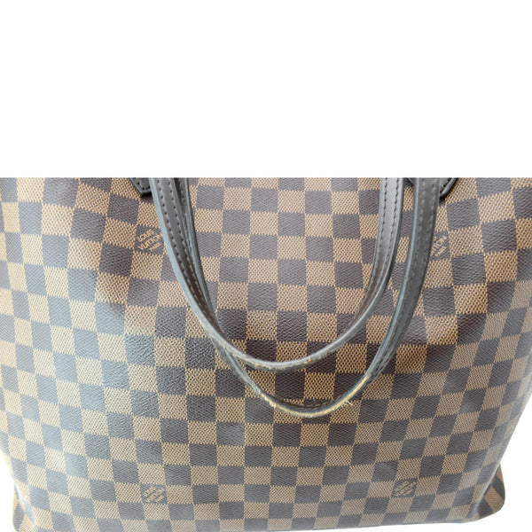 LOUIS VUITTON Neverfull GM Damier Ebene Tote Shoulder Bag Brown