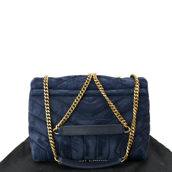 Yves Saint Laurent Small Loulou Velvet Shoulder Bag -DDH