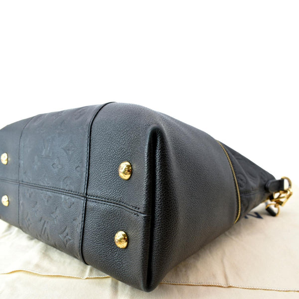 LOUIS VUITTON Melie Empreinte Leather Hobo Shoulder Bag Black