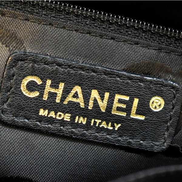 CHANEL CC Wild Stitch Vintage Calfskin Leather Tote Bag Black