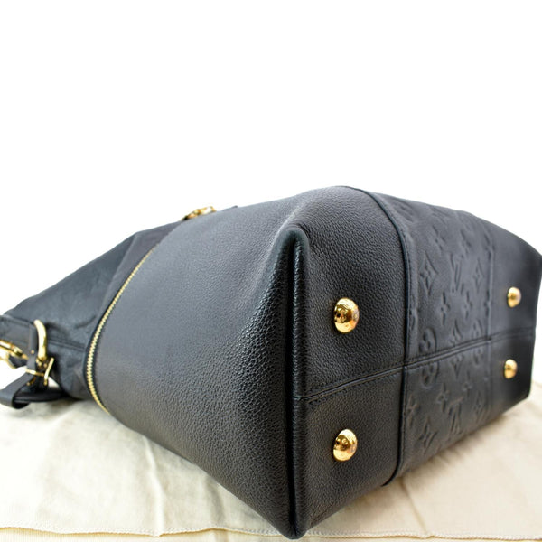 LOUIS VUITTON Melie Empreinte Leather Hobo Shoulder Bag Black