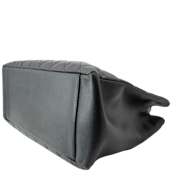 CHANEL Grand Shopping GST Caviar Leather Tote Bag Black