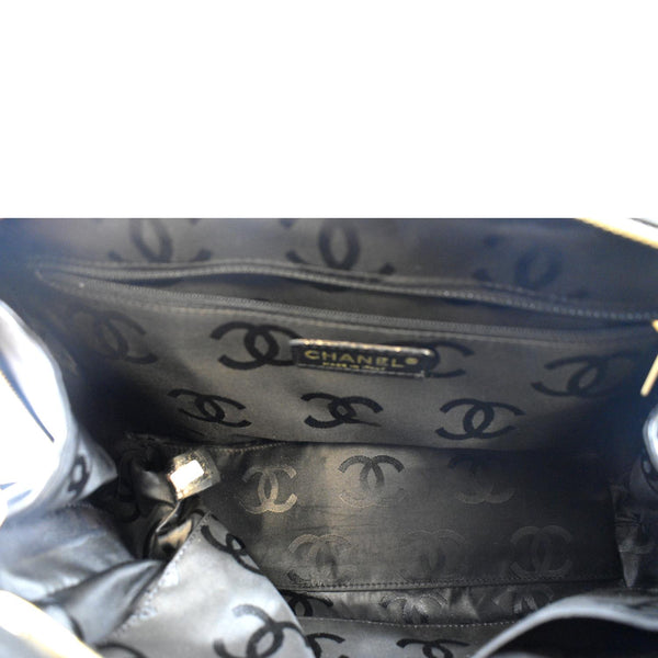 CHANEL CC Wild Stitch Vintage Calfskin Leather Tote Bag Black