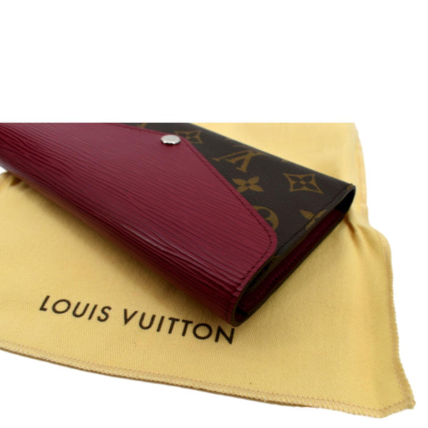 LOUIS VUITTON Marie-Lou Epi Monogram Canvas Wallet Red