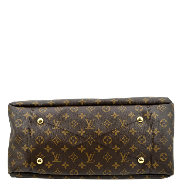 LOUIS VUITTON Artsy MM Monogram Canvas Hobo Bag Brown
