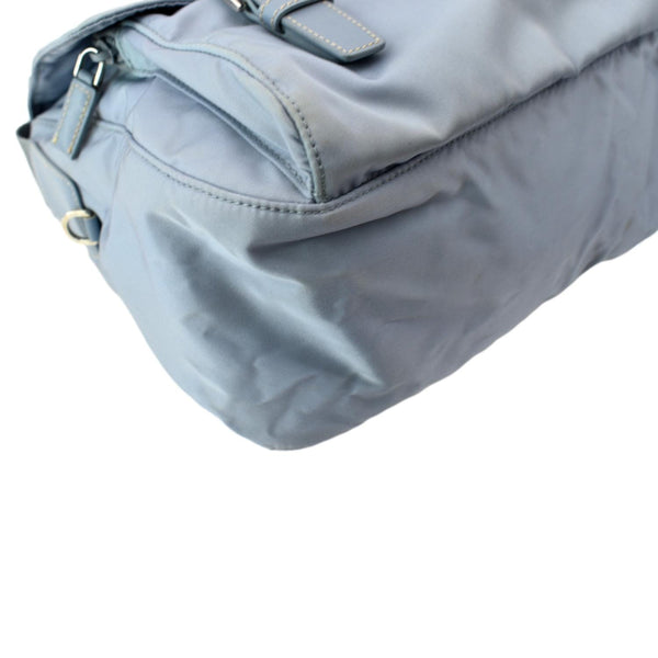 Prada RE-Nylon and Leather Shoulder Bag - Pervinca color