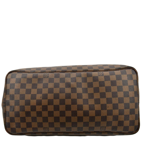 Louis Vuitton Neverfull GM Damier Ebene Tote Shoulder Bag - Bottom