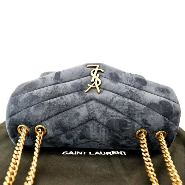 Yves Saint Laurent Small Loulou Velvet Shoulder Bag -DDH