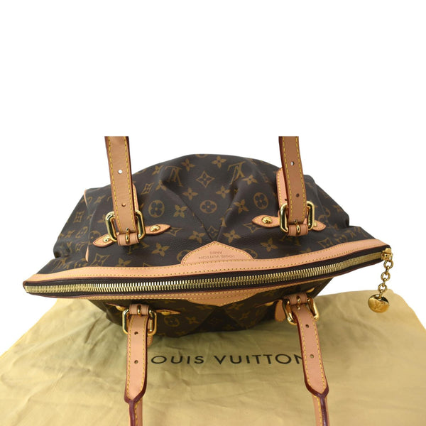 LOUIS VUITTON Tivoli GM Monogram Canvas Shoulder Bag Brown