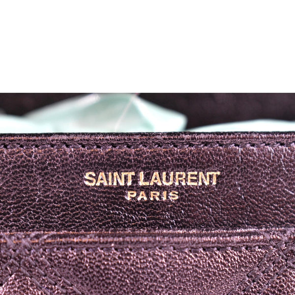 Yves Saint Laurent Becky Quilted Leather Shoulder Chain Bag - Stamp