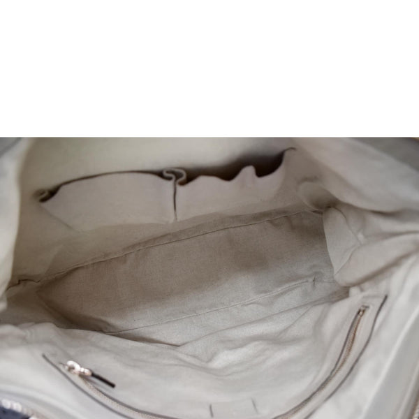 Gucci GG Guccissima Leather Hobo Bag Ivory - Inside