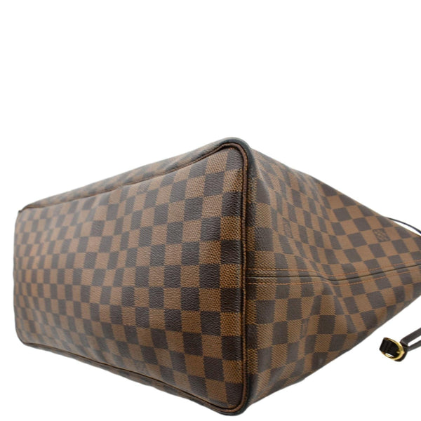 Louis Vuitton Neverfull GM Damier Ebene Tote Shoulder Bag - Bottom Right