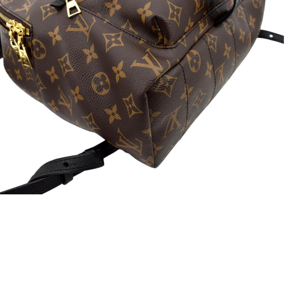 LOUIS VUITTON Palm Springs MM Monogram Canvas Backpack Brown