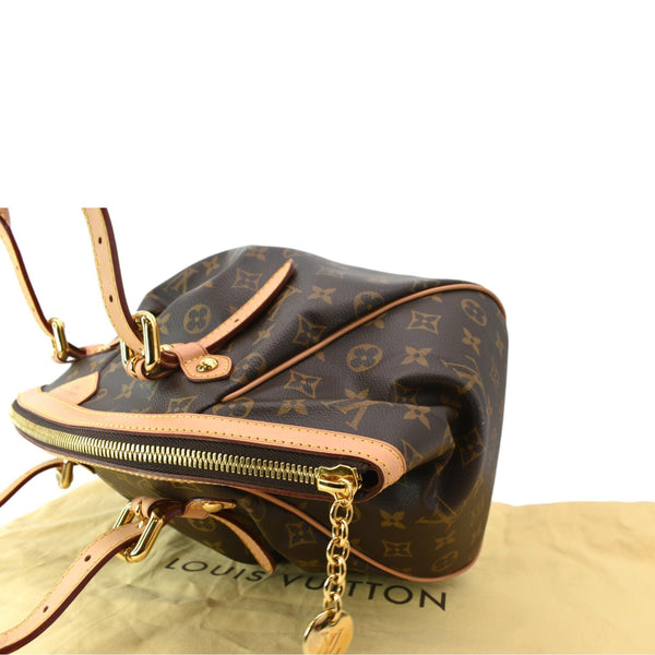 LOUIS VUITTON Tivoli GM Monogram Canvas Shoulder Bag Brown