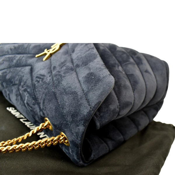 Yves Saint Laurent Small Loulou Velvet Shoulder Bag -DDH