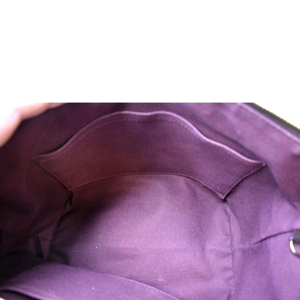 LOUIS VUITTON Iena PM Damier Ebene Tote Bag Brown