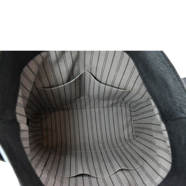 LOUIS VUITTON Melie Empreinte Leather Hobo Shoulder Bag Black