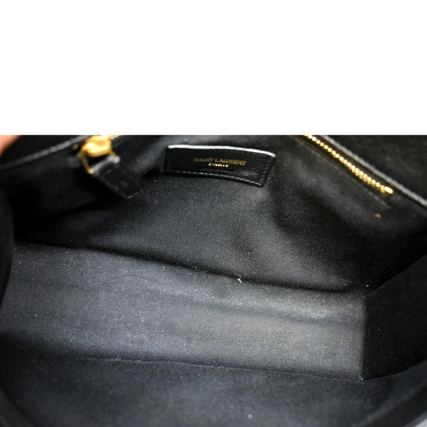 Yves Saint Laurent Becky Quilted Leather Shoulder Chain Bag - Inside