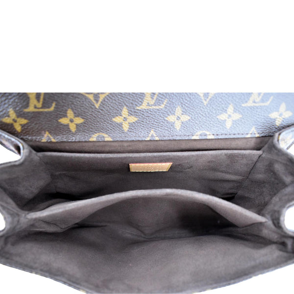 LOUIS VUITTON Metis Pochette Monogram Canvas Crossbody Bag Brown
