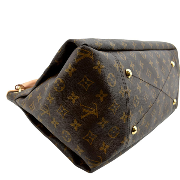 LOUIS VUITTON Artsy MM Monogram Canvas Hobo Bag Brown