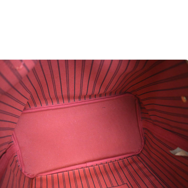 LOUIS VUITTON Neverfull MM Monogram Canvas Tote Bag Brown